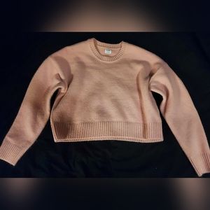 pink sweater